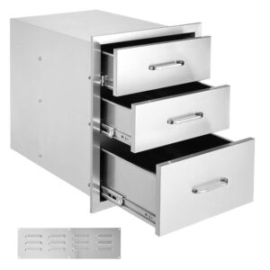 High-Quality Outdoor Kitchen Stainless Steel BBQ Access Drawers