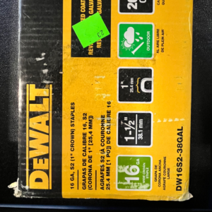 DEWALT 1-1/2 in. x 16-Gauge Glue Collated Galvanized Staple 2000 per Box