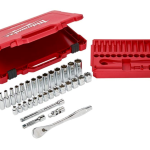 Milwaukee 3/8" Drive 32PC Ratchet& Socket Set - Metric