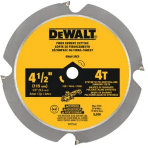 ATOMIC 4-1/2 in. 4-Tooth Fiber Cement Cutting Circular Saw Blade