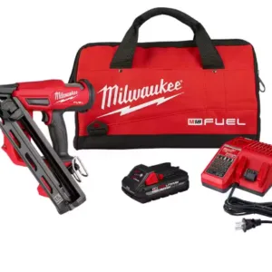 M18 FUEL Lithium-Ion Brushless Cordless Gen II 15-Gauge Angled Finish Nailer Wit