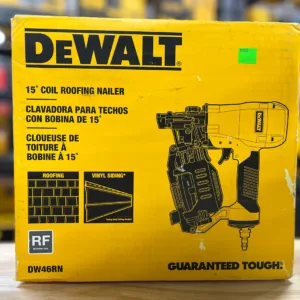 DEWALT 1-3/4 in. 15 Degree Pneumatic Coil Roofing Nailer
