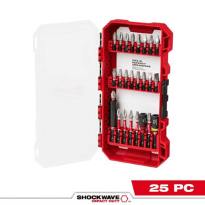 Milwaukee SHOCKWAVE Impact Duty Alloy Steel Screw Driver Bit Set (25-Piece) 48-
