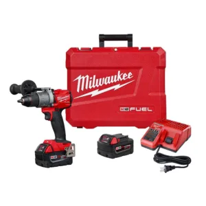 M18 Fuel 18-Volt Lithium-Ion Brushless Cordless 1/2 in. Hammer Drill Driver Kit
