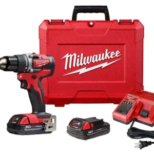Milwaukee 2801-22CT M18 18-Volt Lithium-Ion Brushless Cordless Compact 1/2 Inch