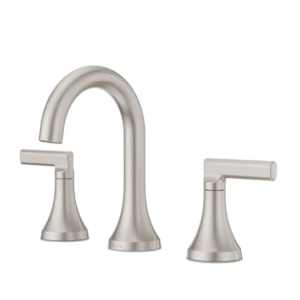 Vedra 8 in. Widespread Double Handle Bathroom Faucet in Spot Defense Brushed Nic