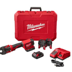 M18 18V Lithium-Ion Cordless Short Throw Press Tool Kit with 3 PEX Crimp Jaws (2