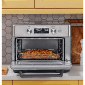 GE Stainless Steel Digital Air Fryer Toaster Oven with 8 Cooking Modes G9OAAASS