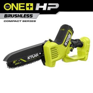 RYOBI ONE+ HP 18V Brushless 8 in. Battery Compact Pruning Mini Chainsaw