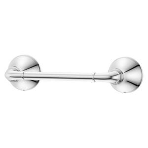 Elegant Polished Chrome Wall-Mount Toilet Paper Holder with Modern Design
