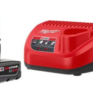 M12 12-Volt Lithium-Ion XC Battery Pack 4.0 Ah and Charger Starter Kit