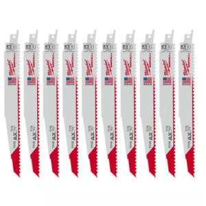 9 in. 5 TPI AX Nail-Embedded Wood Cutting SAWZALL Reciprocating Saw Blades (10)