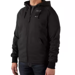 Men's Medium M12 12-Volt Lithium-Ion Cordless Black Heated Jacket Hoodie (Jacket