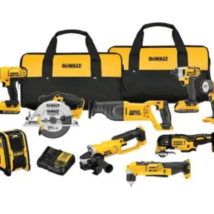 20-Volt MAX Cordless Combo Kit (9-Tool) with (2) 20-Volt 2.0Ah Batteries