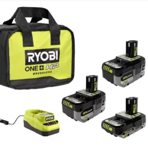 ONE+ 18V Lithium-Ion HIGH PERFORMANCE Starter Kit with 2.0 Ah Battery, 4.0 Ah Ba