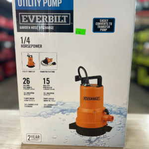 Everbilt 1/4 HP 2-in-1 Submersible Utility and Transfer Pump