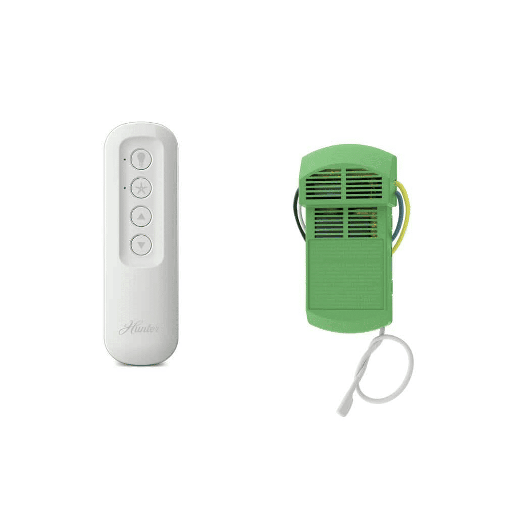 Hunter Universal 3 Speed Damp Rated Ceiling Fan Handheld Remote Control White