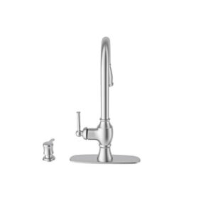 American Standard Marchand Single Handle Pull Down Sprayer Kitchen Faucet