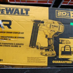 20-Volt MAX XR Lithium-Ion Cordless 18-Gauge Narrow Crown Stapler Kit with Batte