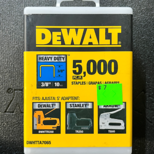 3/8 in. Heavy Duty Staples (5,000 per Box)