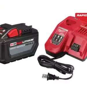 M18 18-Volt Lithium-Ion High Output Battery Pack 12.0 Ah and Rapid Charger Start