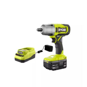 ONE+ 18V Cordless 1/2 in. Impact Wrench Kit with 4.0 Ah Battery and Charger