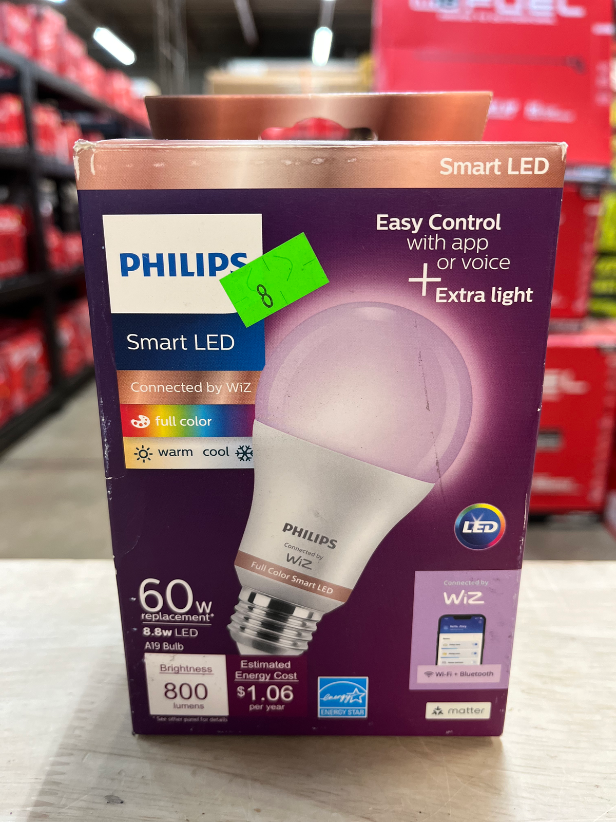 Philips 60W WiFi Color Changing Bulb