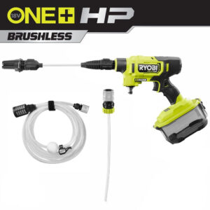 RYOBI ONE+ HP 18V Brushless EZClean 600 PSI 0.7 GPM Cordless Cold Water Power C