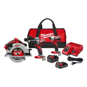 M18 18-Volt Lithium-Ion Brushless Cordless Hammer Drill/Impact/Circular Saw Comb