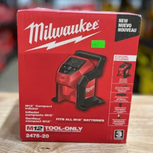M12 12-Volt Lithium-Ion Cordless Compact Inflator (Tool-Only)