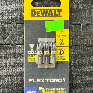 1 in Phillips #2 Flex torque 3 Pack