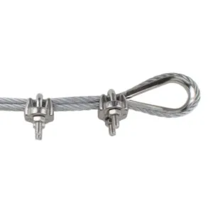 Blue Hawk 1/4 in. Zinc-Plated Clamp Set (4-Pack) 43094