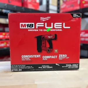 M18 FUEL 18-Volt Lithium-Ion Brushless Cordless18-Ga Brad Nailer Tool Only
