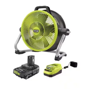 RYOBI ONE+ 18V 14 in. Hybrid Air Cannon Kit with 2.0 Ah Battery and Charger