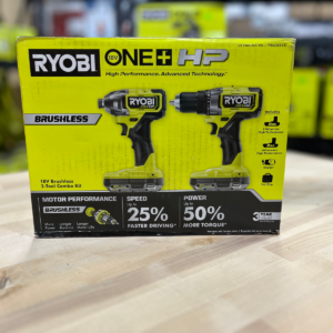 ONE+ HP 18V Brushless Cordless 1/2 in. Drill/Driver and Impact Driver Kit w/(2)