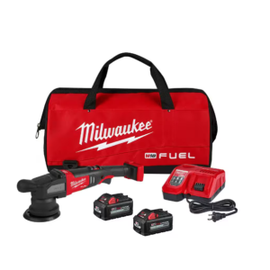 M18 FUEL18V Lithium-Ion Brushless Cordless 15 mm DA Polisher Kit with (2) M18 Ba