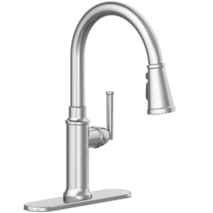 Glacier Bay Oswell Single-Handle 3-Function Pull-Down Sprayer Kitchen Faucet