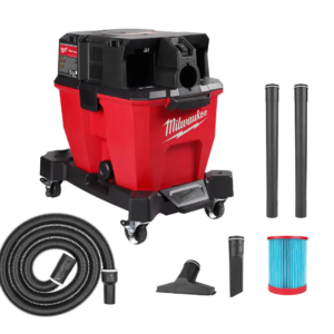 M18 FUEL 9 Gal. Cordless DUAL-BATTERY Wet/Dry Shop Vacuum with Filter, Hose, and