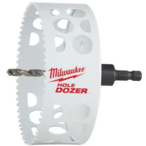 6 in. Hole Dozer Bi-Metal Hole Saw with 3/8 in. Arbor and Pilot Bit