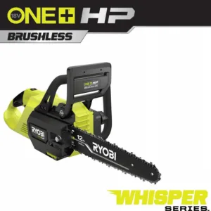 RYOBI ONE+ HP 18V Brushless Whisper Series 12 in. Battery Chainsaw