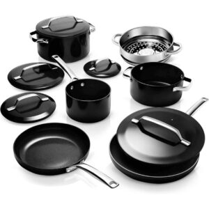 Gotham Steel Modern 11-Piece Aluminum Ultra Performance Ceramic Nonstick Cookwa