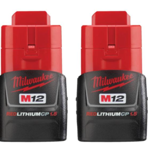 M12 12-Volt Lithium-Ion Compact Battery Pack 1.5Ah (2-Pack)