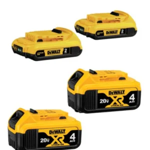 20-Volt MAX Lithium-Ion Battery Pack (4-Pack)