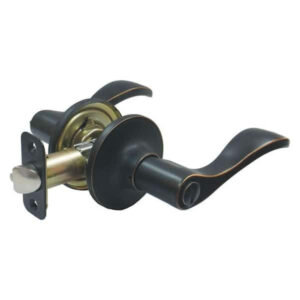 Defiant Naples Aged Bronze Bed/Bath Door Lever