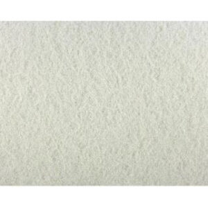12 in. x 18 in. Non-Woven White Buffer Pad