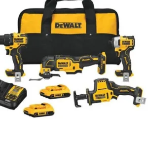 ATOMIC 20-Volt Lithium-Ion Combo Kit (4-Tool) with Two 2.0 Ah Batteries