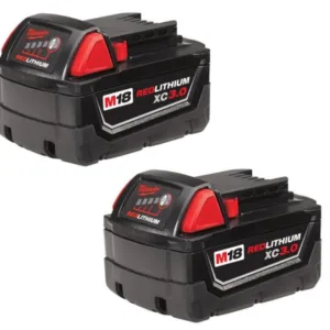 M18 18-Volt Lithium-Ion XC Extended Capacity Battery Pack 3.0Ah (2-Pack)