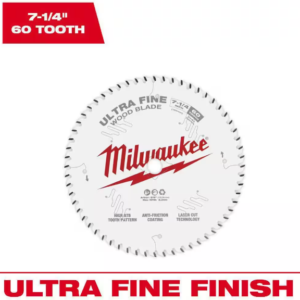 7-1/4 in. x 60-Tooth Carbide Ultra Fine Finish Circular Saw Blade