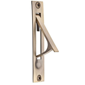 Baldwin 9BR7012006 Edge Pull, Matte Brass & Black