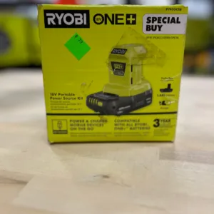 RYOBI ONE+ 18V Cordless Portable Power Source Starter Kit